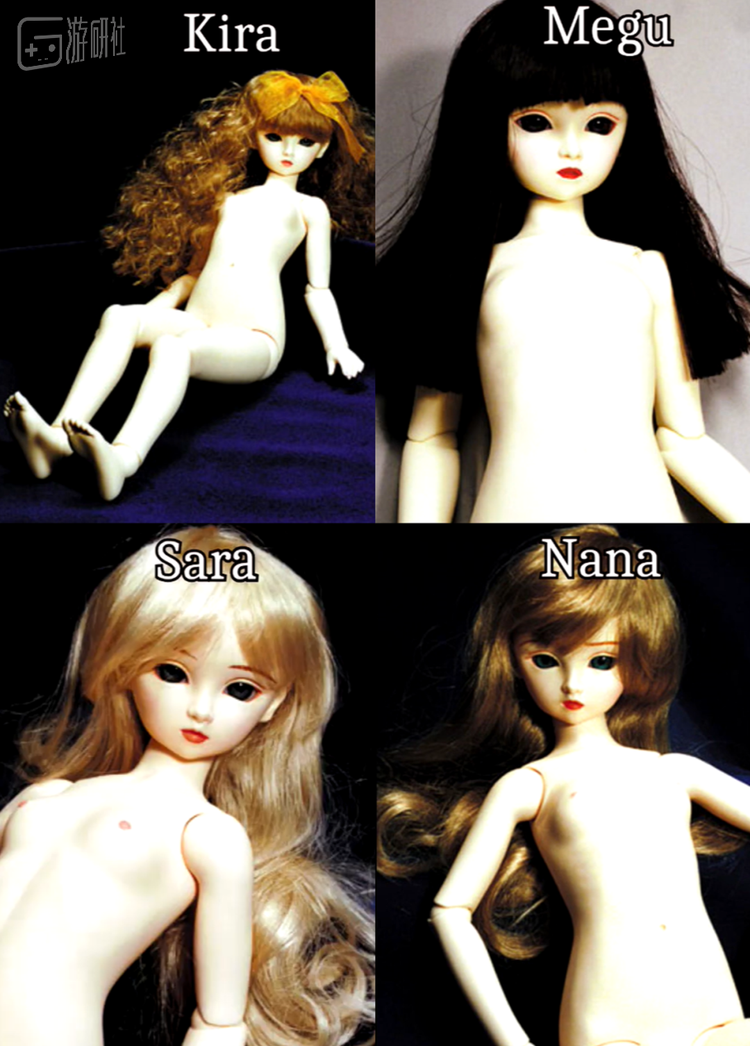 VOLK社最早发行的四只SD娃娃，已绝版 