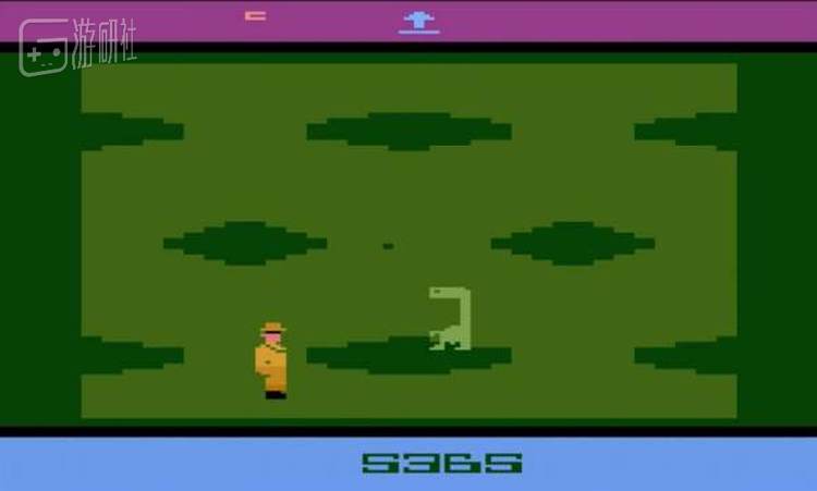 空地地图，画面中间那小点就是糖果