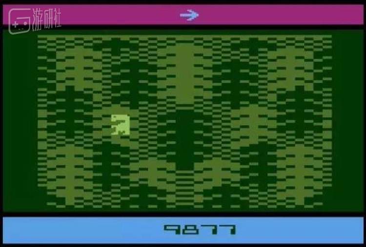 森林地图，画面最下方的四位数字就是行动点数