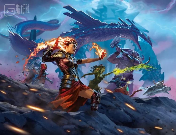 了解万智牌的读者也许能看出这张图上有来自多少个时空的知名角色