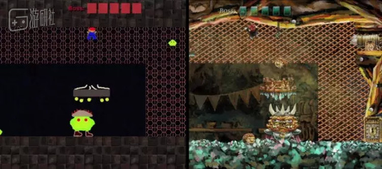 《时空幻境》开发原型和最终成品的样子