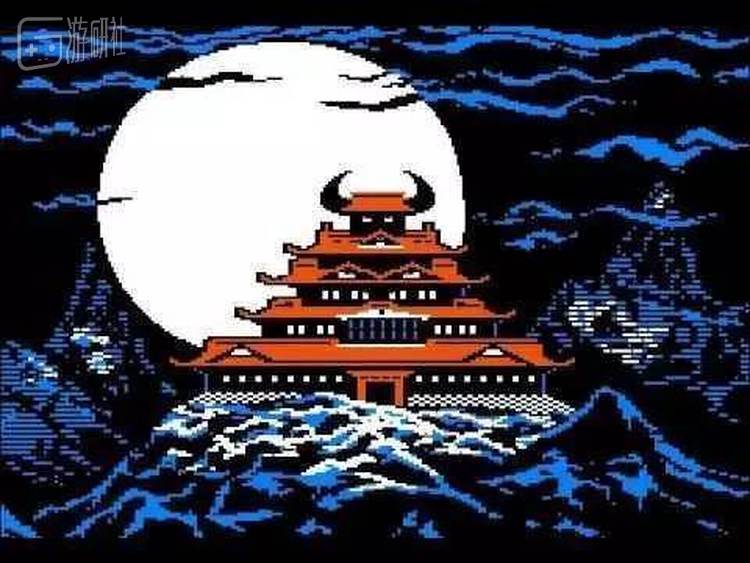 开场时的姬路城（FC版被阉割了）