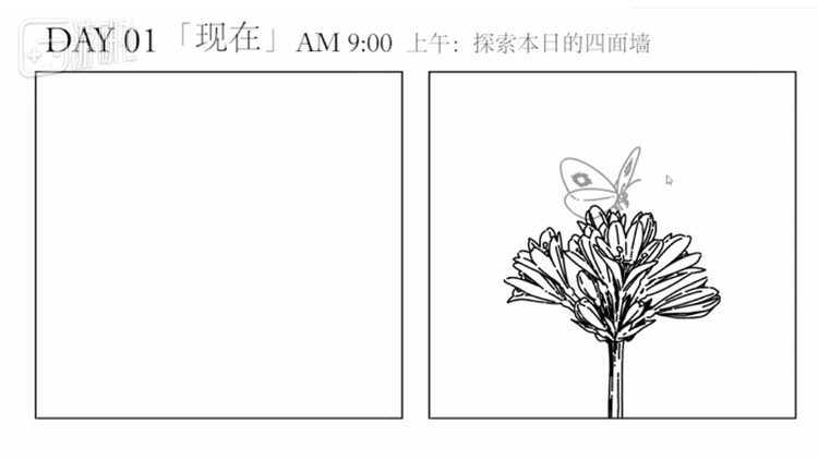 初版玩法测试demo阶段的运行画面，为了保证内容完整的同时加快进度，我们先一概使用了线稿素材做框架测试 