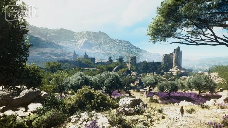 尽管场景材质细腻，《安魂曲》占用的显存却不是很高，即便在30系显卡下难以稳定维持高帧数，静态画面表现依然相当惊艳