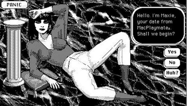 MacPlaymate讲述了一个主角为了拯救地球而被迫和外星美女运动的故事（？）