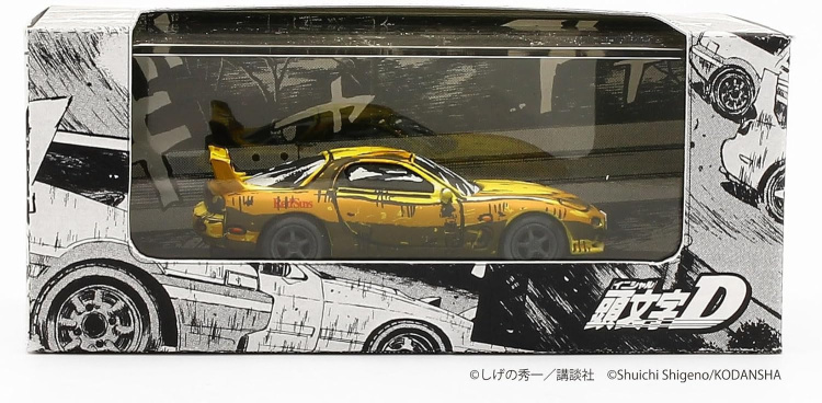 头文字D》漫画风涂装1/64 赛车模型-- 来自游研社